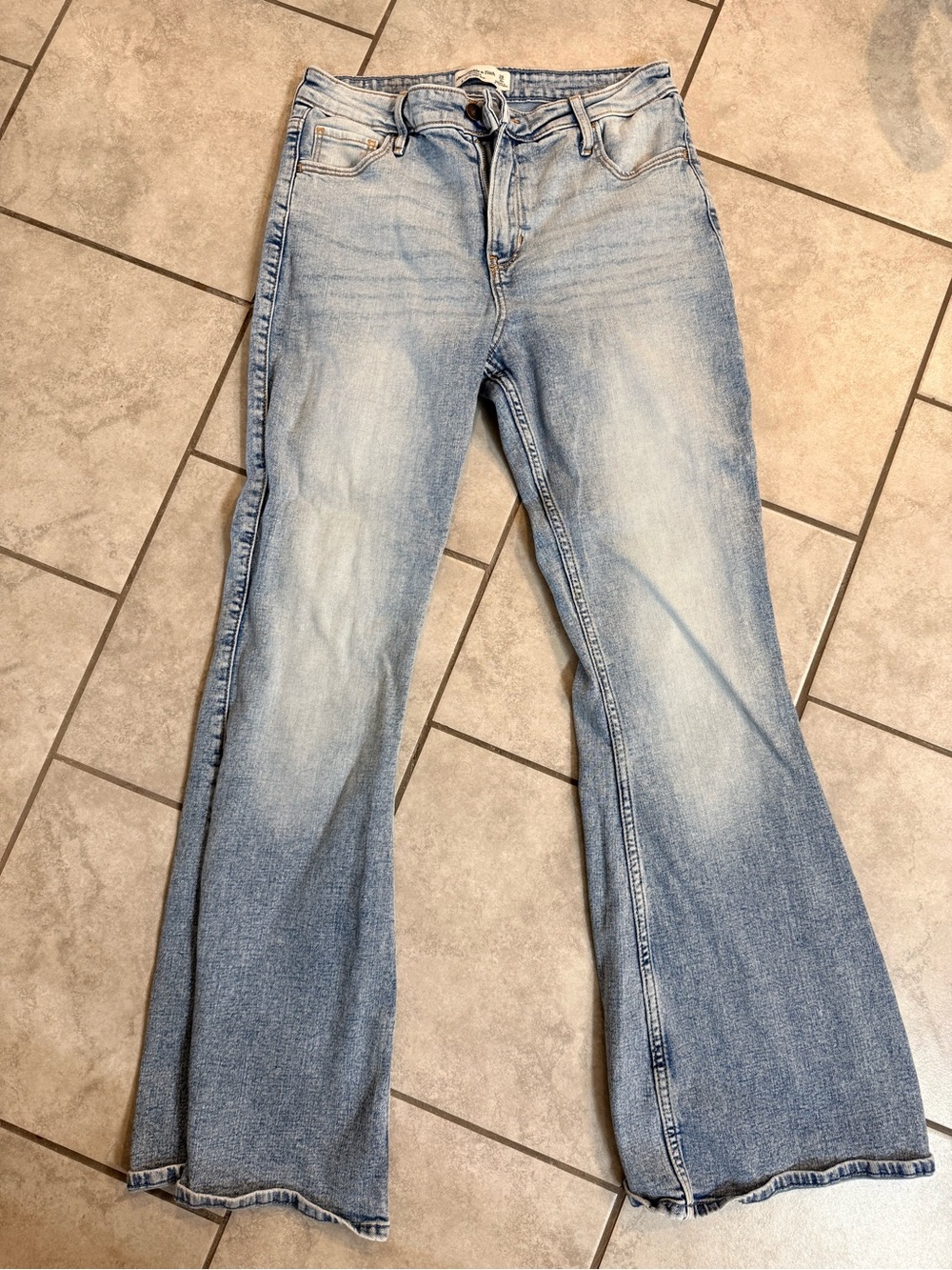 Abercrombie & Fitch Light Blue Flare Jeans